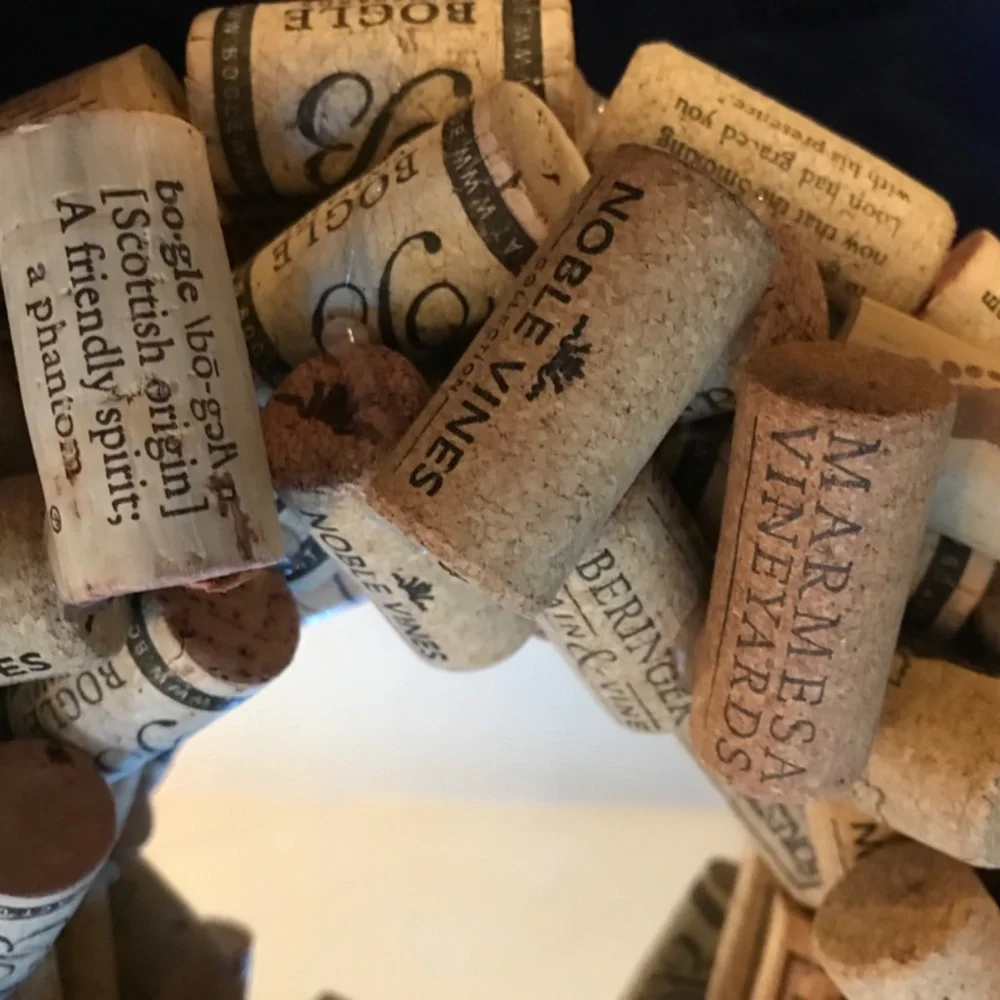 Handmade Wine Cork Mirror Decoration 10